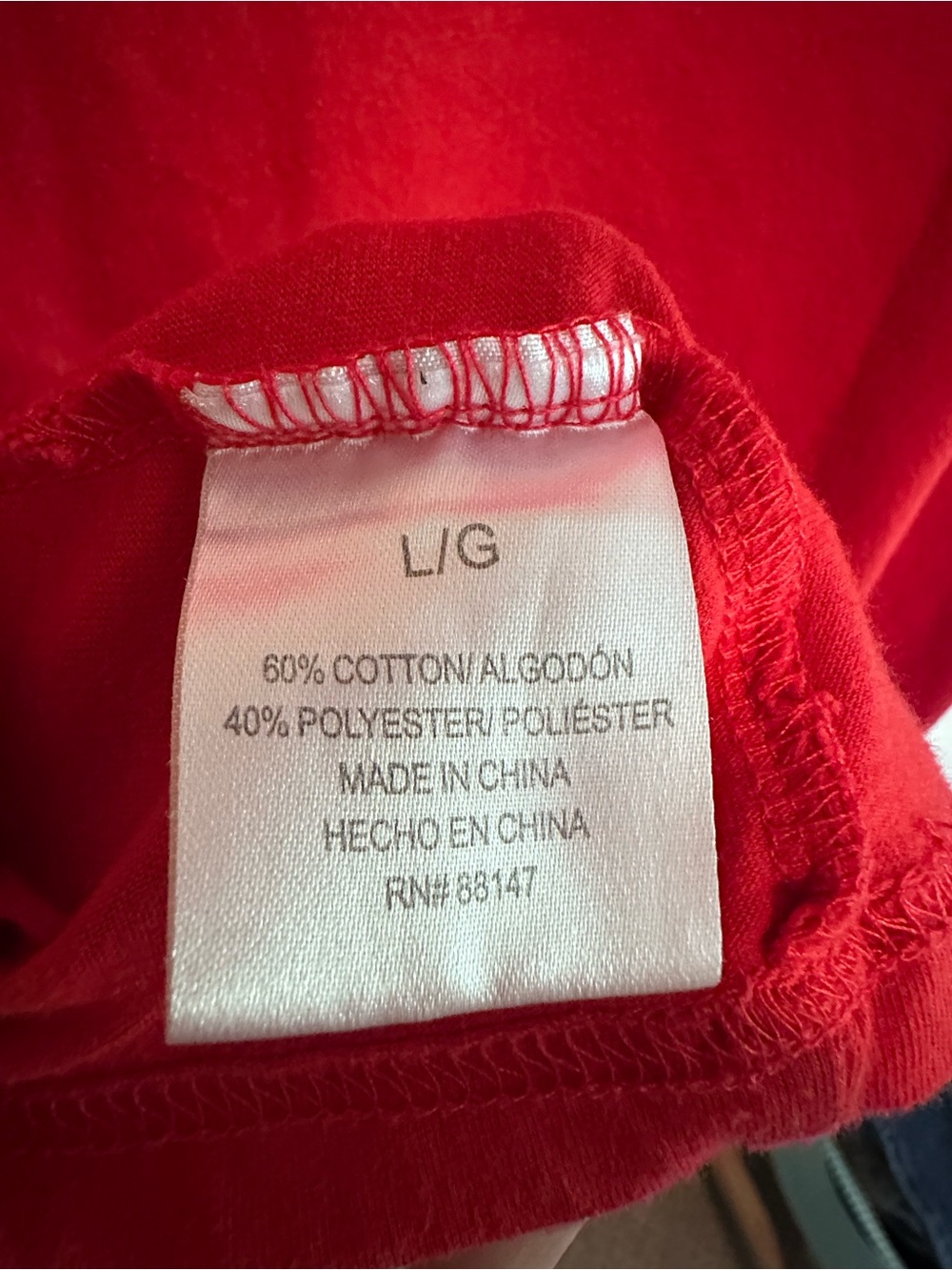 Coca Cola Red Short Sleeve Ringer Tee with White Logo - Picture 3 of 6